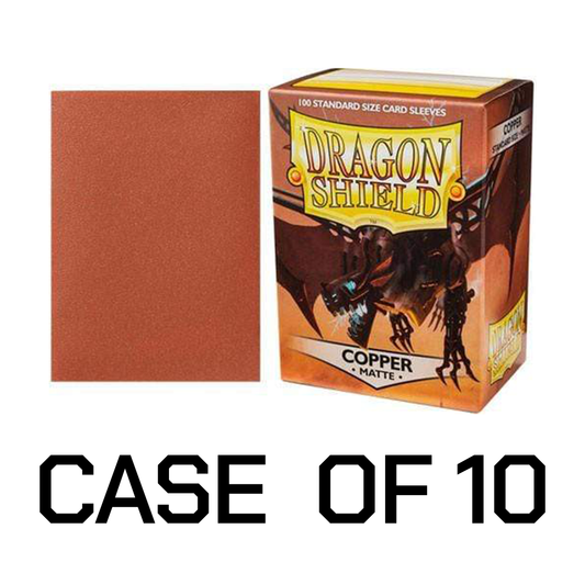 Dragon Shield: Sleeves CASE - Copper Matte - Tier 2